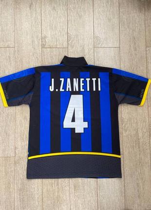 Футбольна футболка інтер мілан j.zanetti1 фото