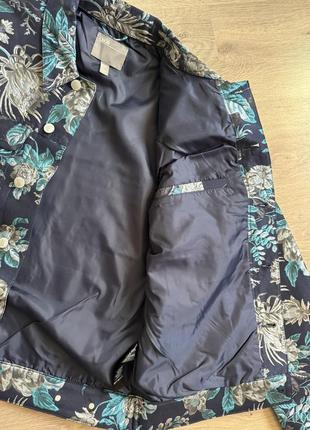 Жакардова куртка по типу джинсовки з квітковим орнаментом asos5 фото