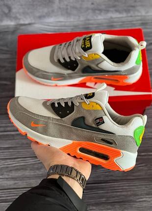 Кроси в стилі nike air max 90 orange wb1 фото