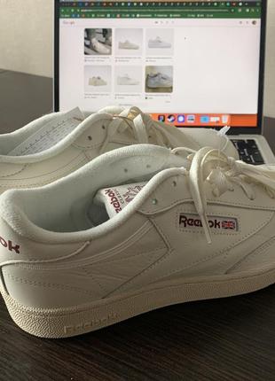 Reebok club c 85 vintage white1 фото