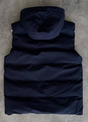 Чоловіча якісна жилетка колір чорний  хакі  темно-синій6 фото