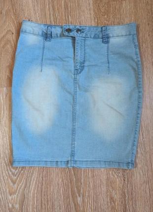 Джинсова спідниця розмір l