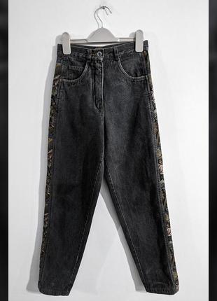 Джинси вінтажні з високою посадкою ackermann denim jeans vintage