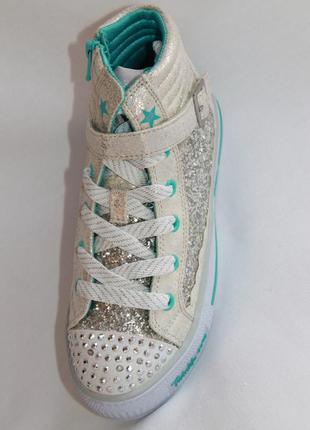 Skechers kids glitter girly usa--2--eur-32-33--устилька-21 см8 фото