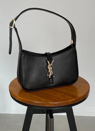 Сумка yves saint laurent hobo black