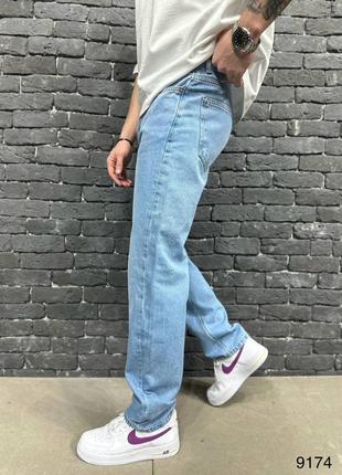 Чоловічі джинси, прямі, бавовна 100%2 фото