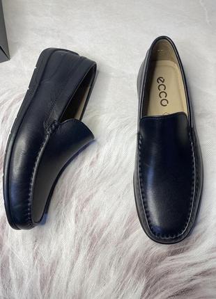 Чоловічі, шкіряні мокасини *ecco classic moc 2.0*2 фото