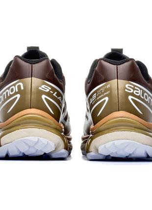 Salomon xt-6 brown4 фото