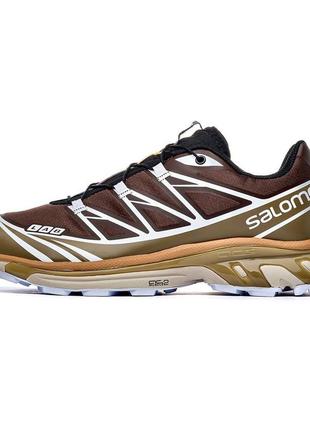 Salomon xt-6 brown2 фото