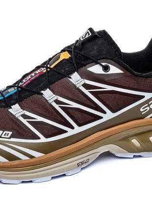 Salomon xt-6 brown7 фото