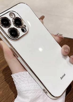 Силіконовий білий  чехол для iphone 12 pro