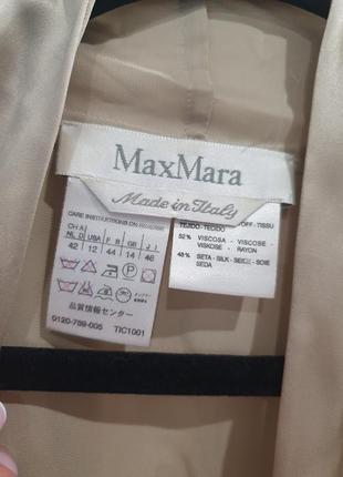 Красива шовкова блуза на запах max mara2 фото