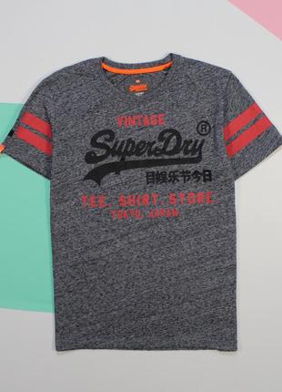 Оригінальна футболка в меланж від superdry