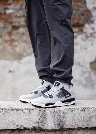 Кросівки nike air jordan 4 retro grey
