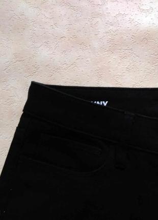 Черные брендовые джинсы скинни inch, 36 pазмер.2 фото