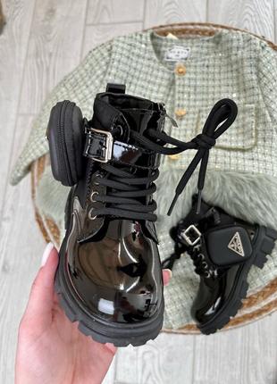 🖤 стильні черевики для дівчат.3 фото