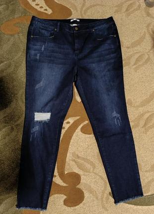 Новые стильные женские, стрейчевые джинсы k.jordan 22 uad батал