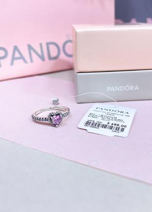 Оригинальная бирка s925 ale пандора новое серебро комплект набор серебряное кольцо колечко розовое сердце искренние чувства камни сердца камешки