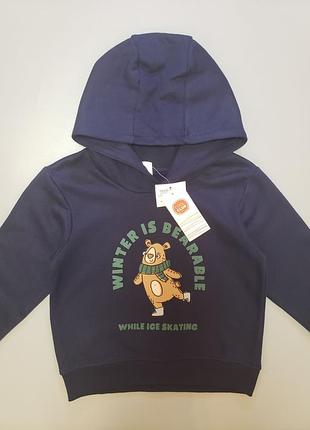 Свитшот утепленный с капюшоном cool club