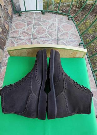 Черевики giorgio armani leather boots шкіра-замша5 фото