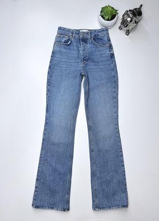 Шикарні жіночі джинси кльош бойфренд мом zara mango bershka h&m4 фото