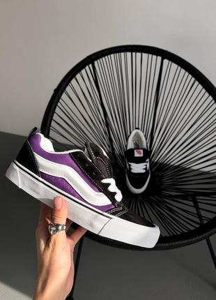 Vans knu purple black white