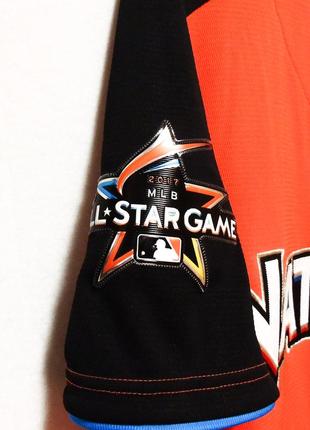 Рубашка поло джерси бейсбольная форма мерч majestic mlb national all star game6 фото