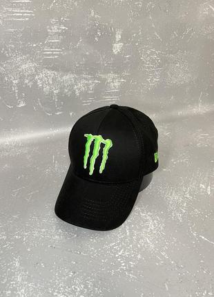 Чорна кепка з вишивкою monster energy2 фото