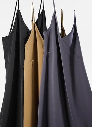 Сукня сліп-дрес uniqlo розмір м 38 (455681) satin camisole dress5 фото