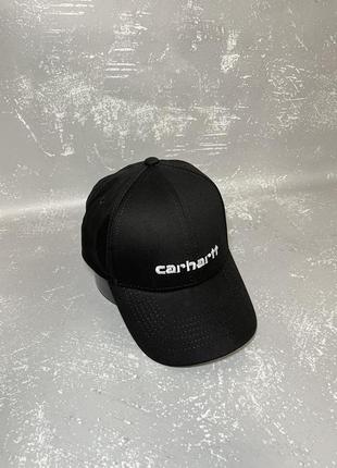 Чорна кепка з вишивкою carhartt6 фото