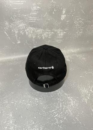 Чорна кепка з вишивкою carhartt7 фото