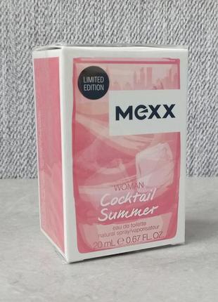 Mexx cocktail summer woman 20 мл для женщин (оригинал)1 фото