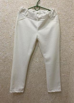 Брюки білі жіночі / брюки обмін / нові брюки жіночі білі / штани класичні