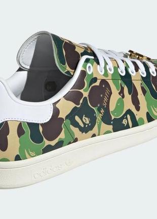 Adidas bape x stan smith '30th - abc camo' | us 9,5 / uk 9 / eu 43.57 фото