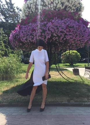 Плаття чорно-біле