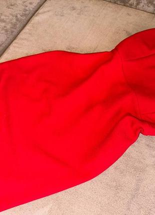 Платье красное в обтяжку2 фото