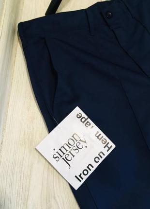 Новые форменные брюки темно-синие simon jersey6 фото