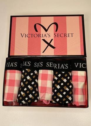 Victoria's secret набор женского нижнего белья слипы. размер s (5шт.)3 фото