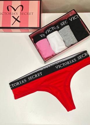 Victoria's secret набор женского нижнего белья стринги. размер l (5шт.)2 фото