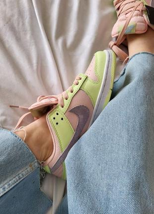 Жіночі кросівки nike sb dunk low lime8 фото