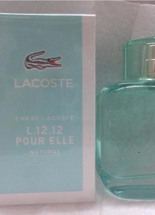 Жіноча парфумована вода eau de lacoste l. 12.12 pour elle natural 90 мл