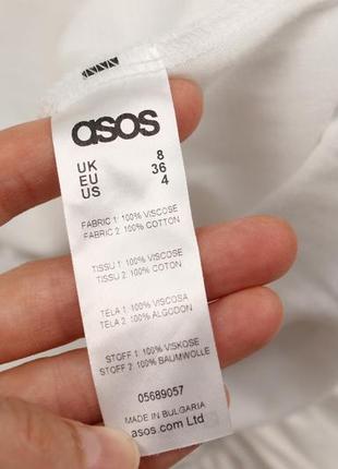 Оригинальная футболка / топ с асимметричной рюшей asos5 фото