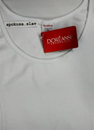 Модна біла майка на чоловіка doreanse tanktop 2255 білого кольору3 фото