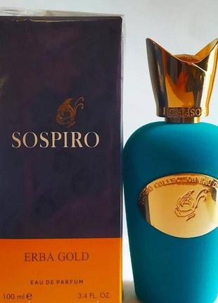 Парфумована вода sospiro erba gold 100 ml