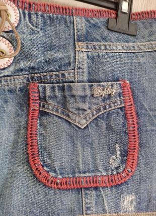 Repley джинсовая мини юбка 7