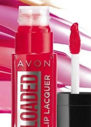 Глянцевый блеск для губ avon loaded lip lacquer