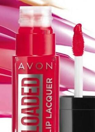 Глянсовий блиск для губ avon loaded lip lacquer2 фото