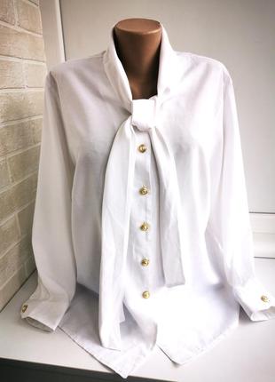 Красивая винтажная блуза большого размера из вискозы