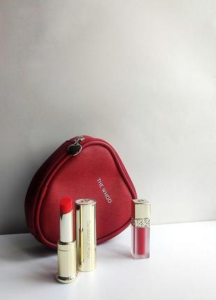 Бальзам для губ у наборі з косметичкою люкс класа the history of whoo glow lip balm special set