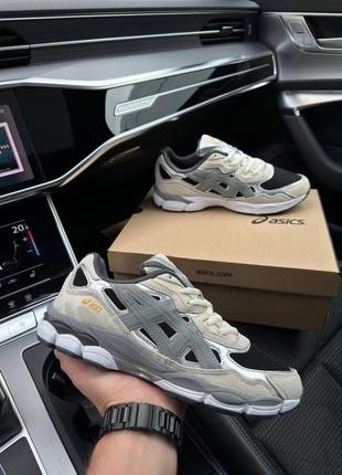 Чоловічі кросівки asics gel - nyc gray silver, якісні кросівки багато розмірів зручні